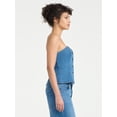 thumbnail image 2 of Sofia Vergara Women's Buttoned Tube Top, Sizes XS-XXL, 2 of 13