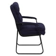 thumbnail image 3 of Scranton & Co Executive Side Guest Chair with Sled Base in Navy, 3 of 5