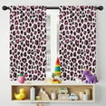 thumbnail image 5 of Blackout Kids Curtains,Pink and Black Of Leopard Print Childrens Insulated Curtains Set Of 2,Bedroom Essentials,Toddler Room Decor 42"x54", 5 of 5