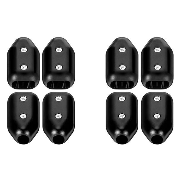 8 Abrazaderas de Cuerda, Abrazadera de Cuerda Reutilizable, Abrazadera de Conector de Cuerda de 3/8 Pulgadas Adecuada para Cuerdas de Nailon de 7-8 mm o Cuerdas Trenzadas