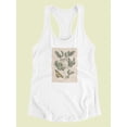 thumbnail image 3 of Catesby Butterfly Racerback Tank Women -Mark Catesby Designs, Female Large, 3 of 4