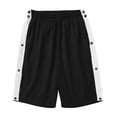 thumbnail image 4 of NAFUU Mens Tear Away Shorts Post Surgery Recovery Side Snap Shorts Color Block Loose Fit Basketball Shorts With Pockets Athletic Trousers, 4 of 4