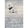 thumbnail image 3 of Pasargad Home Transitional 124" x 173" Hand-Knotted Wool Area Rug in Silver/Blue, 3 of 5