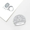 thumbnail image 6 of Created Forever Women's 3 3/8 CT Lab Created Diamond 14K White Gold Wide Band Ring (G-H, VS1-VS2), 6 of 11