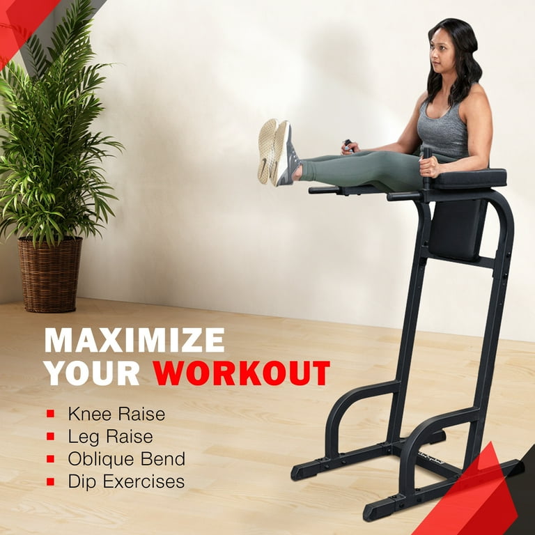 Free Shipping Body Solid Fitness Vertical Knee Raise and Dip Exercise Workout Station Walmart