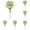 Green, variant on LKZQHMC 1 PCS 11-inch Sturdy Artificial Baby's Breath Flowers - Non-Shedding Design for Wedding/Home Decor, Realistic Faux Gypsophila
