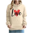 thumbnail image 2 of Fuera Del Hombro Manga Larga Tops para las Mujeres Impreso Sudadera con Capucha Cuello Redondo Sudadera Casual, Invierno Cálido Top para el Club de Trabajo Y el Uso Diario, 2 of 8