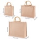 thumbnail image 2 of Compras Portátil Bolsa De Compras De Yute Bolsa De Asas Impermeable Para Compras Invitado De Boda Yuarrent HA043150-03, 2 of 6