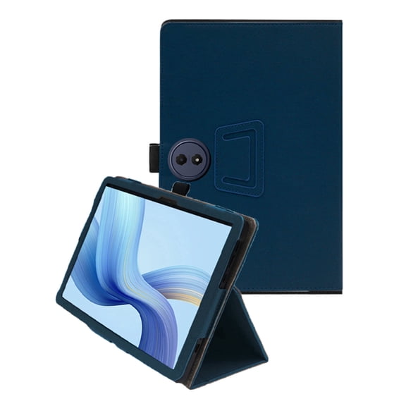 Protective Case for TAB A1 Plus 12.2” Tablet, PU Leather Flip Folio Cover with Hand Strap, Anti-Fingerprint, Lightweight & Slim Shockproof Shell-Blue