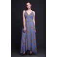 thumbnail image 2 of Bimba Floral Ladies Printed Resort Maxi DrawstringDressSpaghetti Strap Beach Wear-Small, 2 of 5