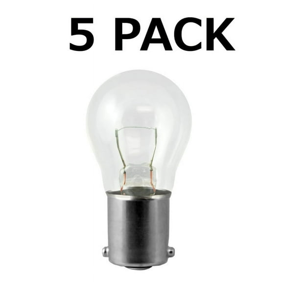5 Pack 1141 S8 5PK Low Voltage Landscape Light Bulb 12V 18W BA15S
