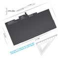 thumbnail image 4 of CS03XL Laptop Battery for HP EliteBook 840 850 755 745 G3 G4 ZBook 15u G3 G4 Series 800513-001 800231-1C1 800513-001, 4 of 4