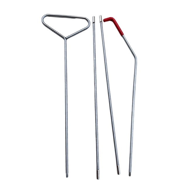 Riwesomey Kit de herramientas para coche de 4 piezas, cerradura de agarre abierta para puerta, largo alcance, acero inoxidable, herramientas de Herramientas de reparación de automóviles Tipo 2