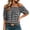 Black, variant on Plaid Off Shoulder Blouse For Women Plus Size Cute Fashion Boho Pullover Puff Mid Sleeve Ruffled Tops (XL, Red)