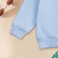 thumbnail image 6 of NOLDARES Infant Baby Boys Fall Outfit Pants Sets Long Sleeve 3 6 12 18 24 Months 2 3 4 5T Toddler Boy Pullover Pants Size:12-18 M,Light Blue, 6 of 8