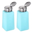 thumbnail image 1 of Uxcell 2Pcs Dispensadores de Alcohol 250ml (8.45oz) Bomba de Dispensador de Líquido con Tapa de Acero Inoxidable, Azul, 1 of 6