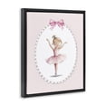 thumbnail image 2 of Stupell Industries Cottage Dance Pink Ballerina Black Floating Frame Canvas Art, 17 x 21, by Christine Simpson Art, 2 of 8