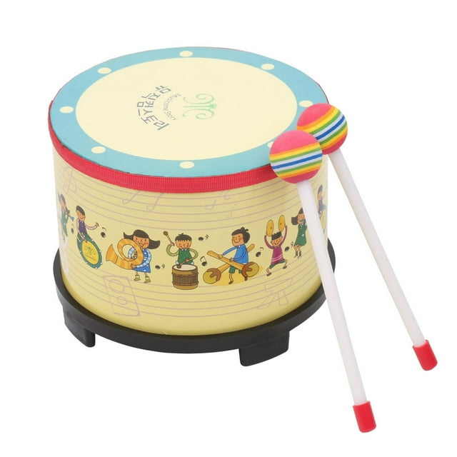 Club de Tambour en Bois de 8 Pouces avec 2 Maillets pour Enfants