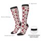 thumbnail image 4 of Balery Leaves And Anemone Flowers In Red Grey Calcetines novedosos Calcetines deportivos Calcetines hasta la rodilla Calcetines de algodón Calcetines originales y geniales, 4 of 6