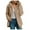 Khaki, variant on larppty Women's Fashion Winter Coats Sherpa Fleece Oversized Trendy Jackets Warm Outerwear Hooded with Pockets (AG, 3XL)