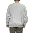 thumbnail image 4 of Fruit of the Loom Men's Crew Neck Sweatshirt Irregular Grey S-4XL, 4 of 4