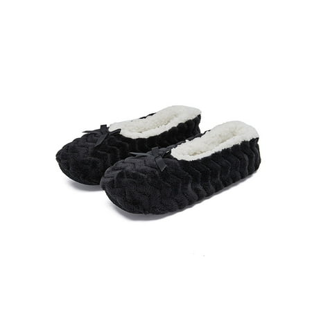 

Fangasis Adult Super Soft Warm Microfiber Cozy Fuzzy Slippers Non-Slip Lined Socks