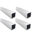 thumbnail image 2 of Aluminum Square Tubing 4Pcs 50mm x 50mm x 1270mm Long Wall Thickness 1mm, 4 Pack Aluminum Structural Square Tube 2 x 2 x 0.04 x 50" inch, 2 of 2
