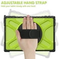thumbnail image 4 of Armor Case Designed for Microsoft Surface Pro 7 Plus 12.3 inch, Pro 7, Pro 6, Pro 5, Pro 4, with Hand Strap Heavy Duty Protection Kickstand Shockproof Military Drop Tested Rugged Case  (Green), 4 of 11