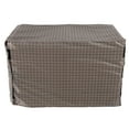thumbnail image 2 of Housse de Cage pour Chien, Crochet Imperméable et Design Confortable Protection de Cage Universelle Anti-Poussière avec Sac de Rangement pour Protection Intérieure Extérieure Carreaux Marron, Noir, 2 of 8