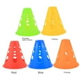 thumbnail image 7 of 8cm Colored Cones Skates Small Road Block Agility Gym Training Roller Skating Soccer Marker Sign (Orange-10pcs), 7 of 7