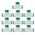 thumbnail image 2 of Tee Connector Water Connector Pipe Connector 10Pcs Tee Connector 3 Way Quick Connect Push Water Pipe Adapter Hose Connector For Irrigation 20mm/ 0.8in ID, 2 of 8