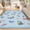 Light Blue, variant on Butterfly Area Rug 8x10, No Slip Washable Rug, Modern Bedroom Rug Under Bed Ultra Carpet, Low-Profile Rugs for Living Room Bedroom Dining Room, Light Blue