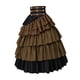 thumbnail image 3 of Falda gótica steampunk de cintura alta para mujer, ideal para disfraces de Navidad y mascaradas. SG, 3 of 8
