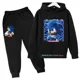 thumbnail image 4 of Conjunto de sudadera con capucha de Sonic para niños, conjunto de jersey para niños, sudadera y pantalones de 2 piezas, ropa de juego genial de manga larga de 100 cm a 160 cm, 4 of 5