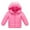 Pink, variant on Atogsazn Kids Boy Girl Winter Hooded Puffer Jackets Zip Up Coats Light Weight Padded Clothes Outerwear Navy 3-4 Years