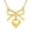 Gold, variant on Dainty Urn Necklace for Ashes - Bow & Heart Cremation Jewelry Tiny Heart Urn Necklaces for Ashes for Women Men Stainless Steel Small Urn Locket