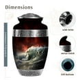 thumbnail image 2 of KARYLIZ Sports Urn For Ashes Adult Male - Large Urns For Human Ashes Adult Male - Cremation Urns For Human Ashes - Memorial Urn - Decorative Urn For Ashes For Women - Burial Urns 10 Inch, 2 of 2