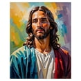 thumbnail image 2 of Cuadro Decorativo Religioso 80x122cm Jesús Pop Art, 2 of 6