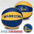 thumbnail image 4 of Balones de baloncesto de juguete Franklin Sports NBA Golden State Warriors de 4 pulgadas, 4 of 8