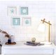thumbnail image 2 of Decoración de pared de playa con tema oceánico (juego de 4 enmarcados) Arte de pared costero 3D con estrella de mar, caballito de mar, dólar de arena y coral - Decoración de baño de playa turquesa -, 2 of 5