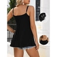 thumbnail image 2 of ANFERRY Camisoles for Women Loose Fit Adjustable Straps Tank Tops with Built in Bra Scoop Neck High Elastic Cami Shirts, 2 of 7