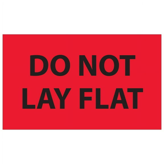 Tape Logic Label,Do Not Lay Flat,3x5" DL1088