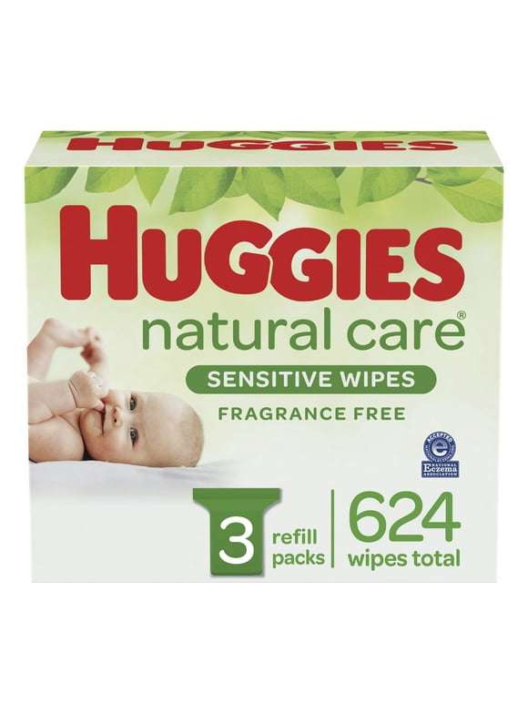 WIPE, BABY REFILL HUGGIES NAT CARE FRAGCE FRE (624/PK 1PK/CS
