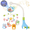 Blue, variant on YUANAO Baby Crib Mobile Toys with Music and Lights, Mobiles for Cribs, Baby Mobile Arm Toys Hanging for Girls, Boys, Bassinets Nursery Musical Portable Mobile Clip On(Blue)