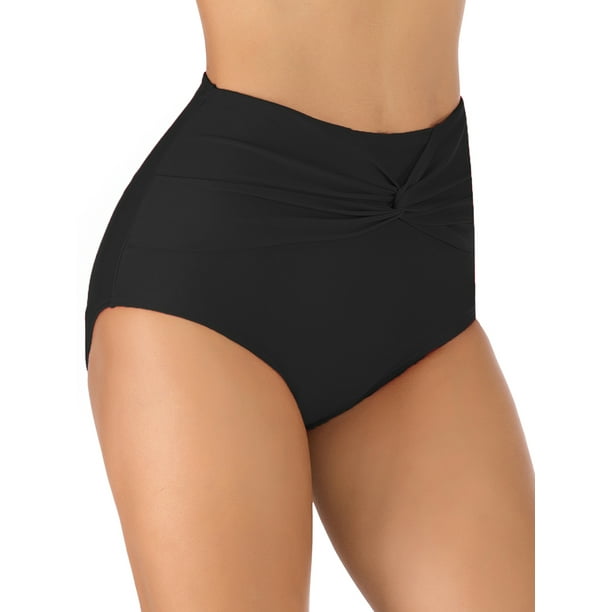 Sexy Dance Women's Bikini Bottoms High Waisted Bathing Suit Bottoms