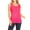 Fuschia, variant on Women's Lightweight Casual Sleeveless Scoop Neck Solid Basic Camisole Tank Top