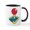 White/Black Inside, variant on CafePress - Gamer Joystick - 11 oz Ceramic Mug - Novelty Coffee Tea Cup