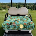 thumbnail image 2 of Psesaysky Golf Cart Seat Covers Tropical Palm Tree Flower Golf Cart Seat Blanket with 4 Pockets and Handle, Non-slip Universal Fit for EZGO, Yamaha, Club Car and Other 2-Seat Carts, 51"x 30.3", 2 of 8