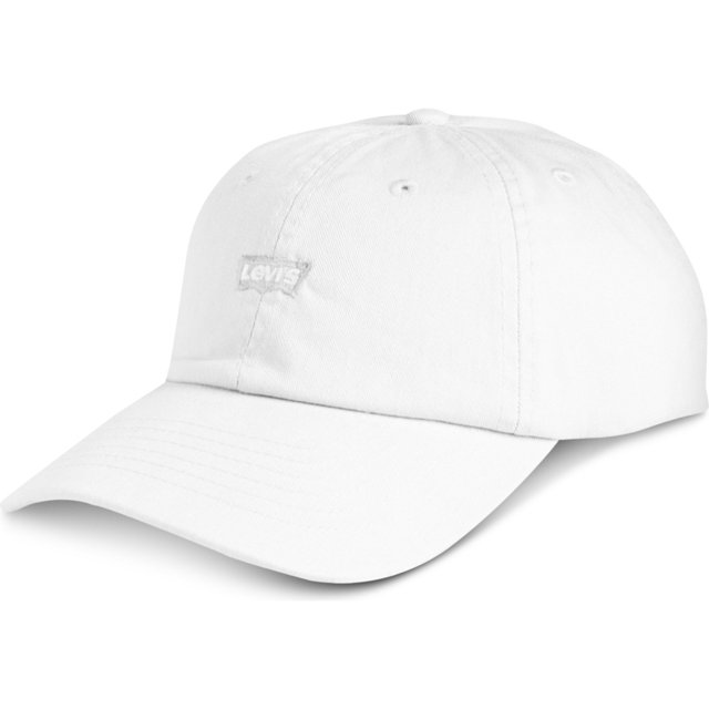 Gorra de beisbol bordada Levi's para hombre blanca talla única