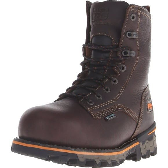 Timberland PRO Bottes de Travail Imperméables Isolées à Embout Composite Boondock pour Hommes de 8 Pouces, Brun, 12 Grand